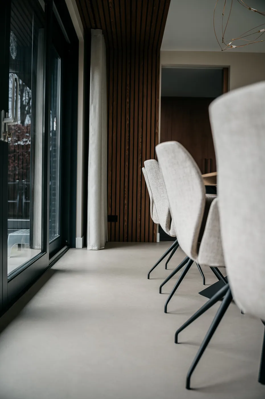 Micro-Quartz gietvloer in een interieur